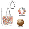 Autumn Floral Leather Handbag