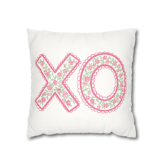 Floral Hugs & Kisses Pillowcase