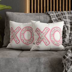 Floral Hugs & Kisses Pillowcase