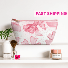 Ribbon Romance Makeup Pouch