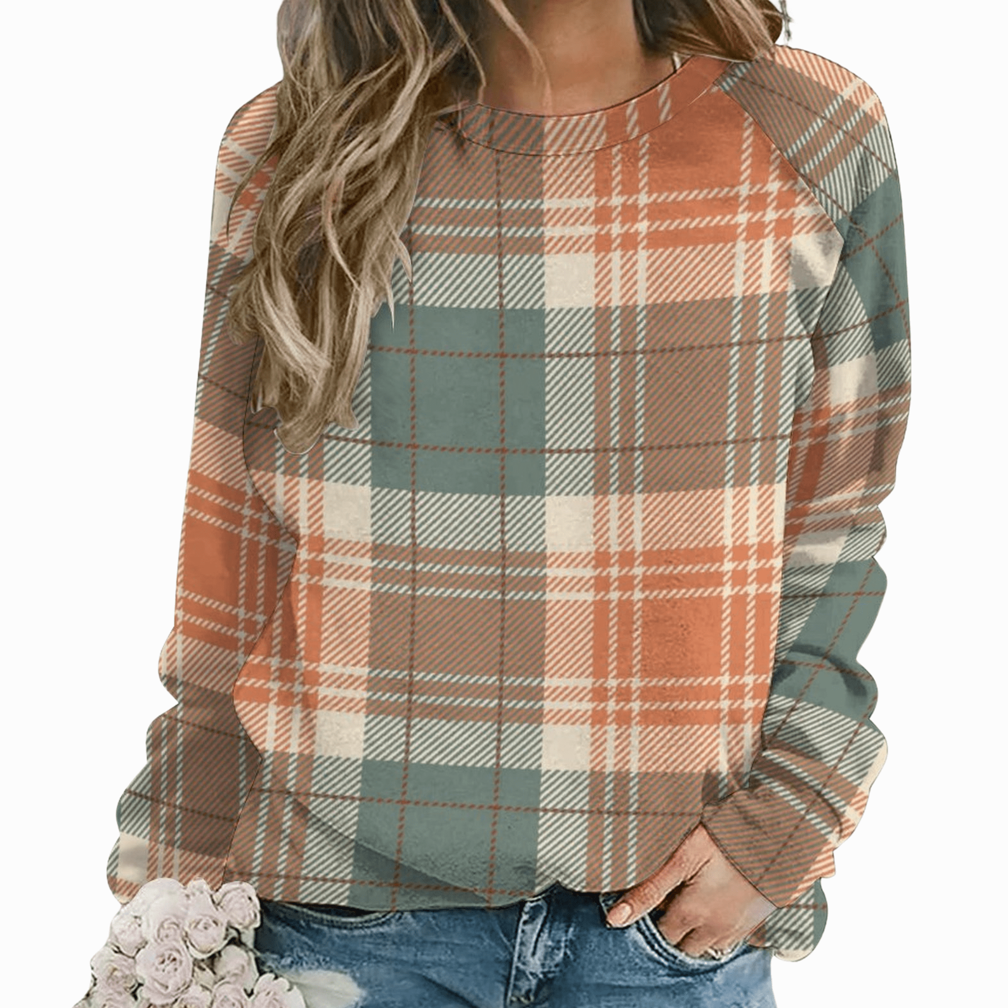 Ballet Bow Women's Raglan Crewneck Sweatshirt
