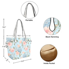 Bliss Floral Leather Handbag