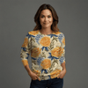 Spanish Marigold Women's Raglan Crewneck Sweatshirt