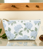 Blue Hydrangea Makeup Pouch