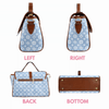 Denim Elegance Satchel Bag