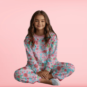 Floral Bow Pajama Set
