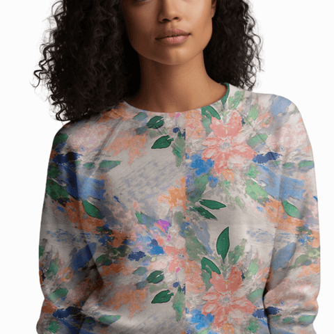 Mia Women's Raglan Crewneck Sweatshirt