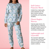 Blue Magnolia Pajama Set