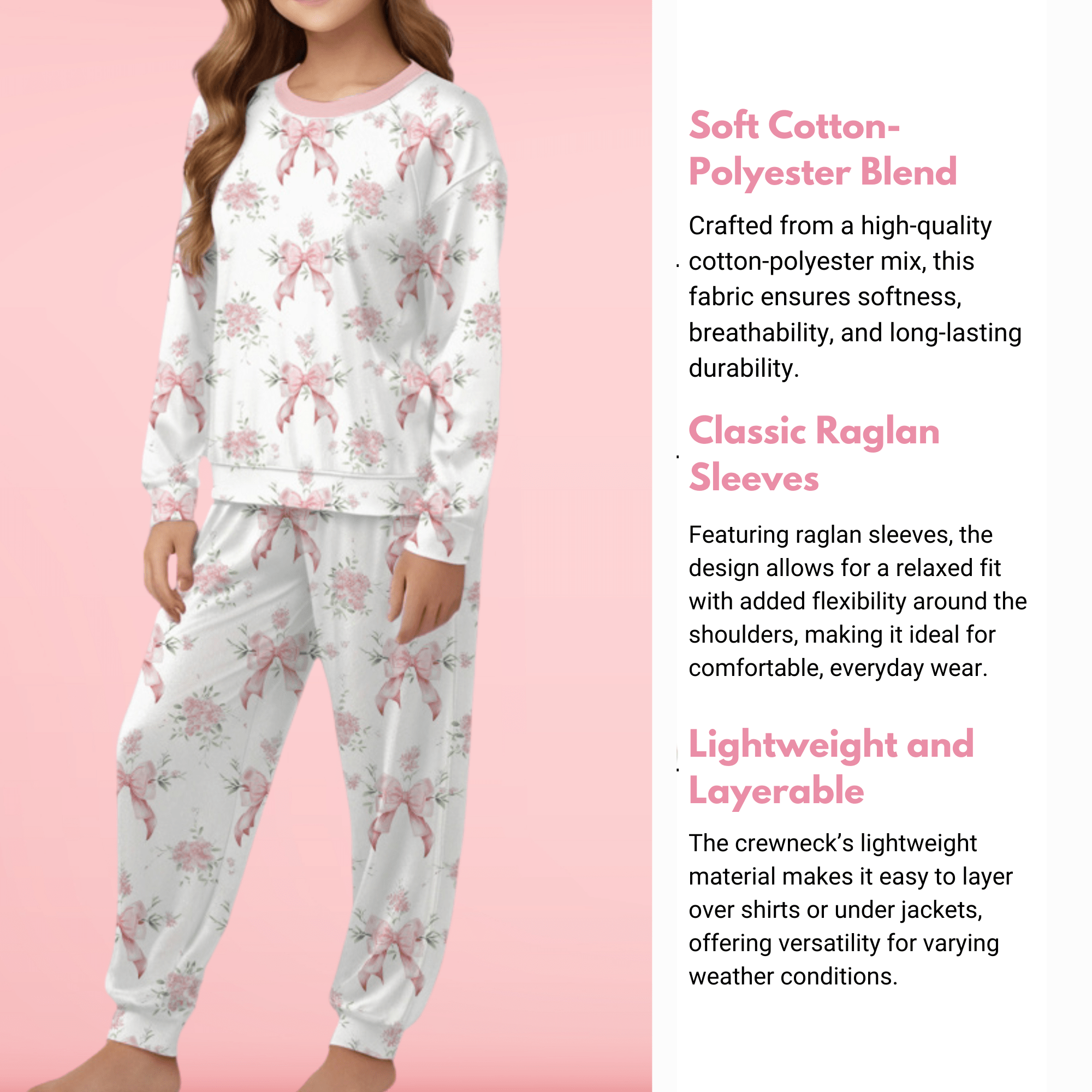Bella Pink Pajama Set