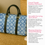 Denim Elegance Women's Travel Bag