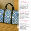 Denim Elegance Women's Travel Bag