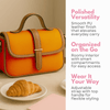 Vibrant Orange Satchel Bag