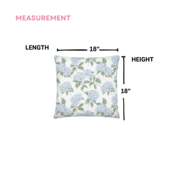 Blue Hydrangea Pillowcase