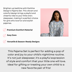 Blue Magnolia Pajama Set