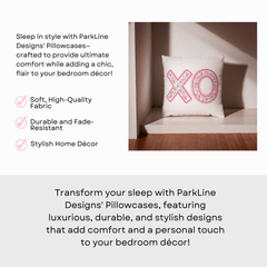 Floral Hugs & Kisses Pillowcase