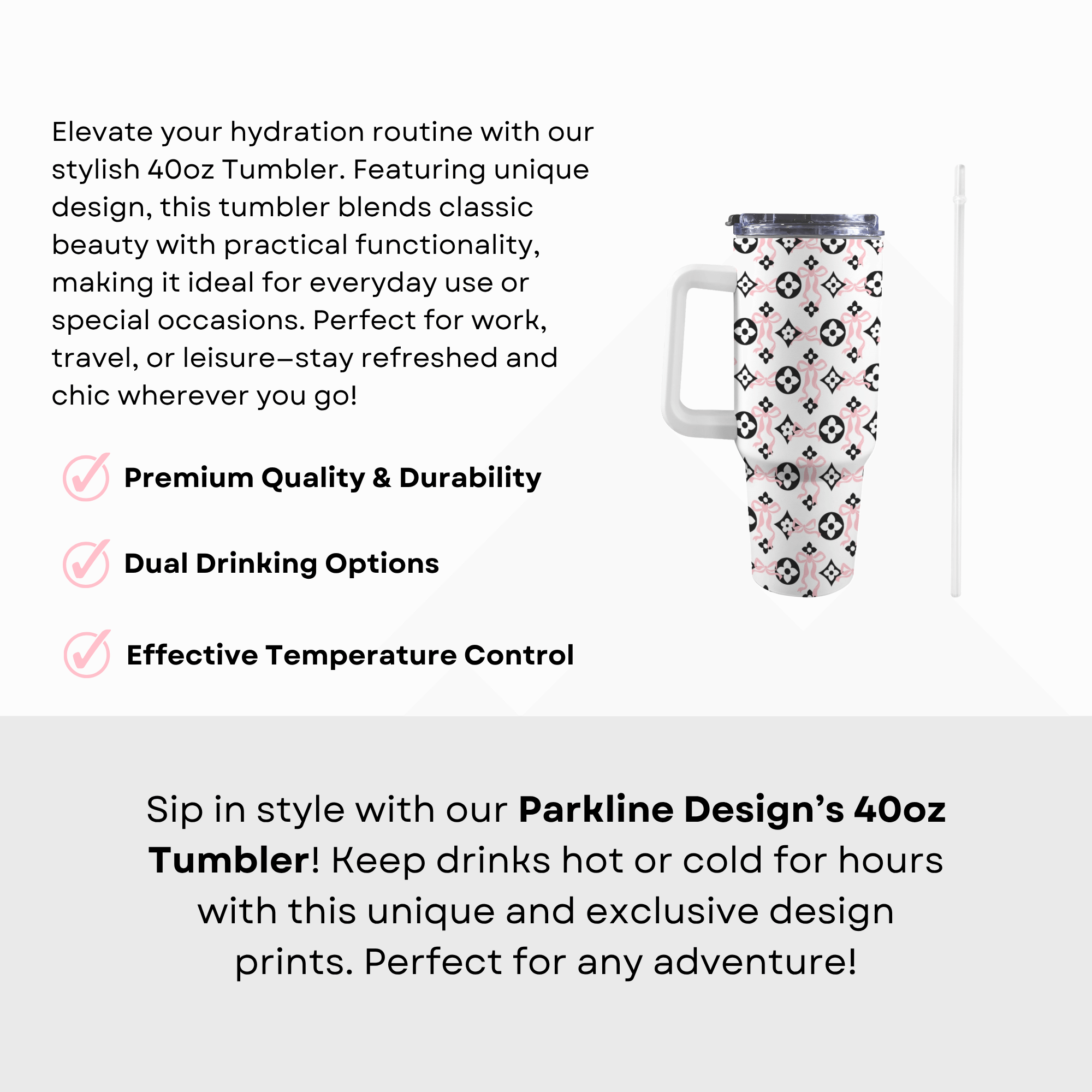Coquette 40 Oz Tumbler