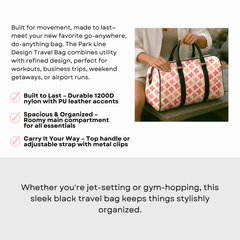 Pink Floral Travel Bag