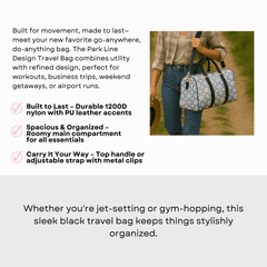 Denim Elegance Women's Travel Bag