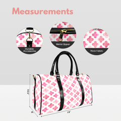 Pink Floral Travel Bag