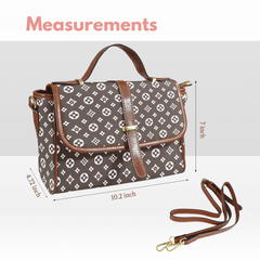 Coffee Charm Satchel Bag
