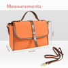 Vibrant Orange Satchel Bag