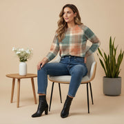 Patrick Plaid Premium Cotton Sweatshirt