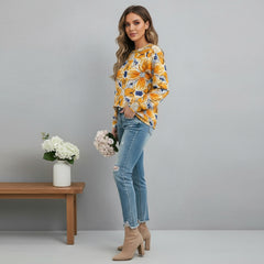 Spanish Marigold Premium Cotton Sweatshirt