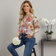 Autumn Floral Premium Cotton Sweatshirt