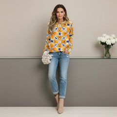 Spanish Marigold Premium Cotton Sweatshirt