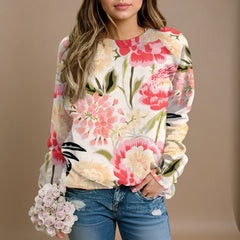 Autumn Floral Premium Cotton Sweatshirt