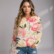 Plaid Chic Premium Cotton Sweatshirt