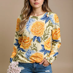 Spanish Marigold Premium Cotton Sweatshirt