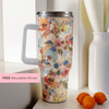 Autumn Floral 40 Oz Tumbler