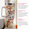Autumn Floral 40 Oz Tumbler