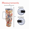 Autumn Floral 40 Oz Tumbler