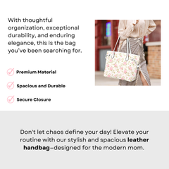 Dusty Rose Leather Handbag