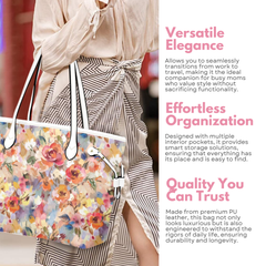 Autumn Floral Leather Handbag