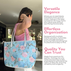 Bliss Floral Leather Handbag