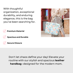 Bliss Floral Leather Handbag