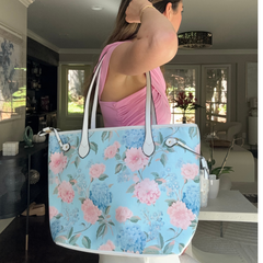 Bliss Floral Leather Handbag