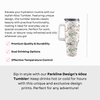 Pink Hydrangea 40 Oz Floral Tumbler