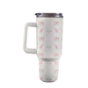 Rose Vine 40 Oz Floral Tumbler