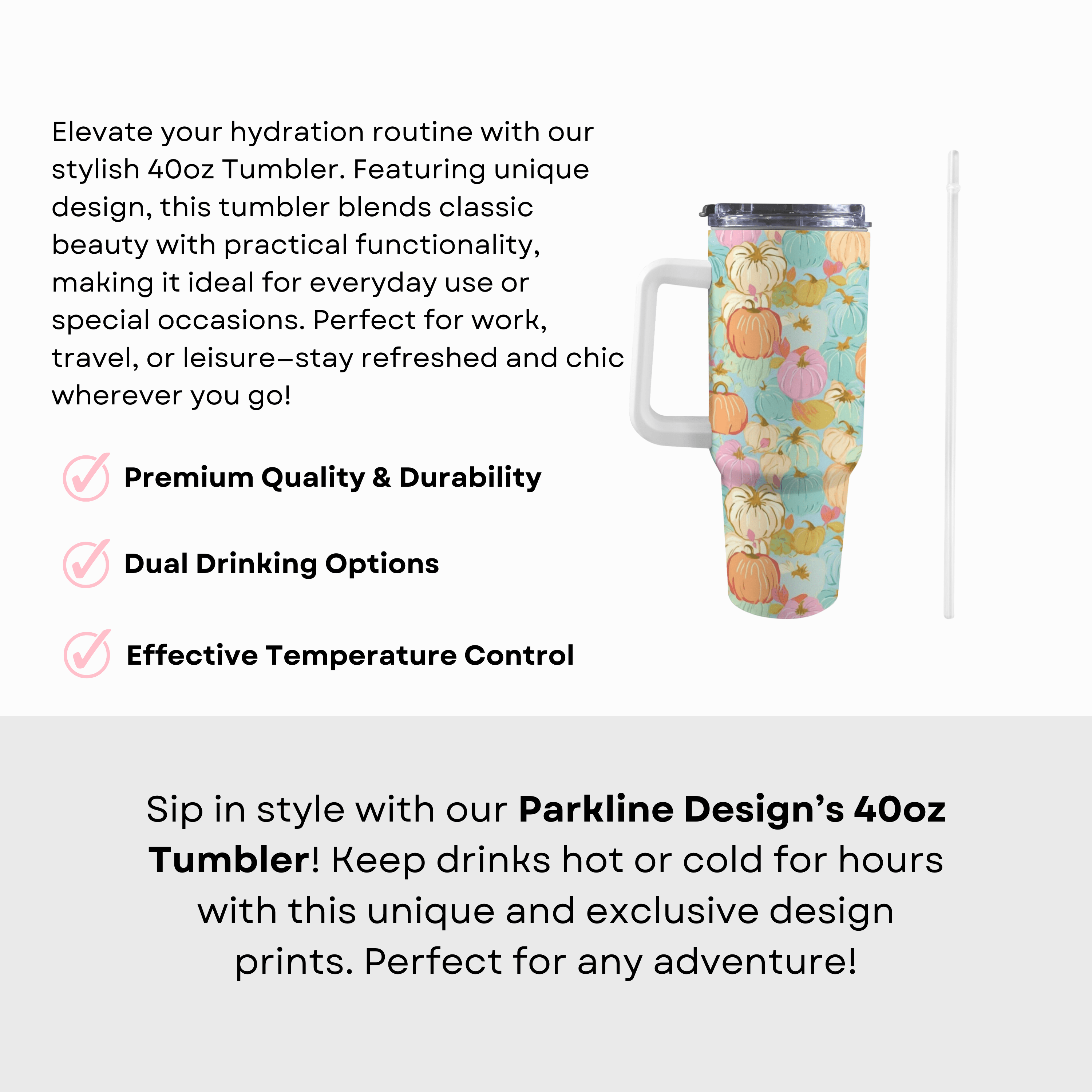 Pumpkin Patch V2 40 Oz Tumbler