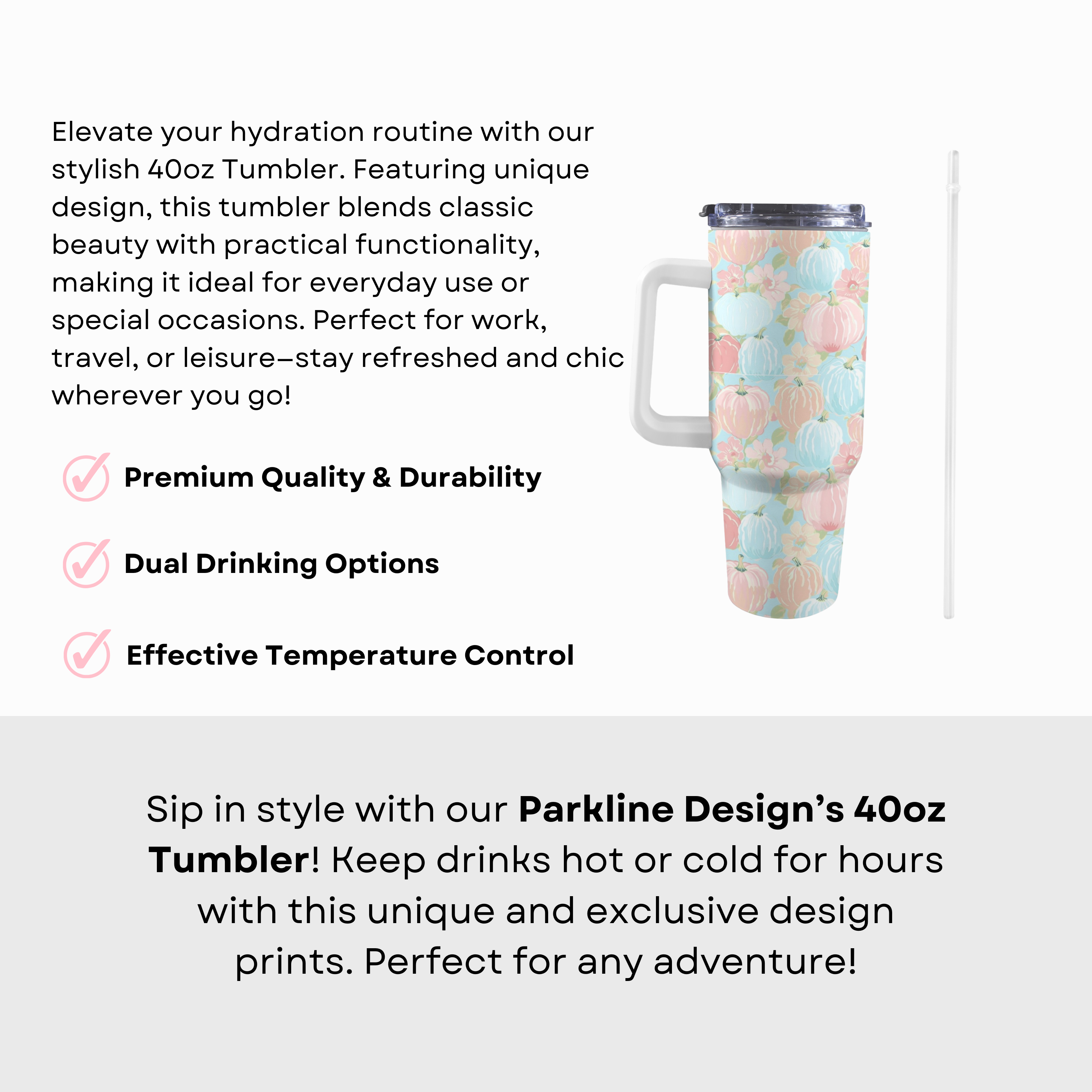 Pumpkin Patch 40 Oz Tumbler