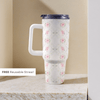 Rose Vine 40 Oz Floral Tumbler