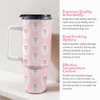 Victoria Pink 40 Oz Floral Tumbler