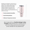 Victoria Pink 40 Oz Floral Tumbler