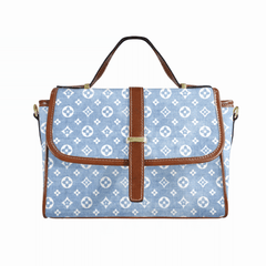 Pink Floral Satchel Bag