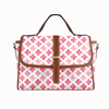 Pink Floral Satchel Bag