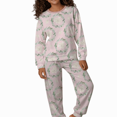 Pink Magnolia Pajama Set